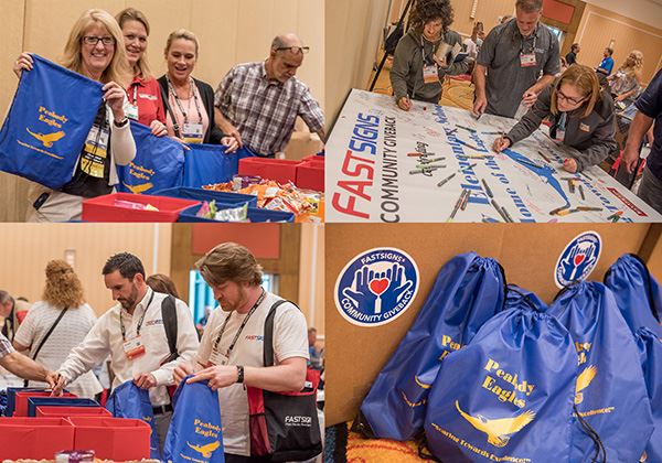 FASTSIGNS Community Giveback Collage